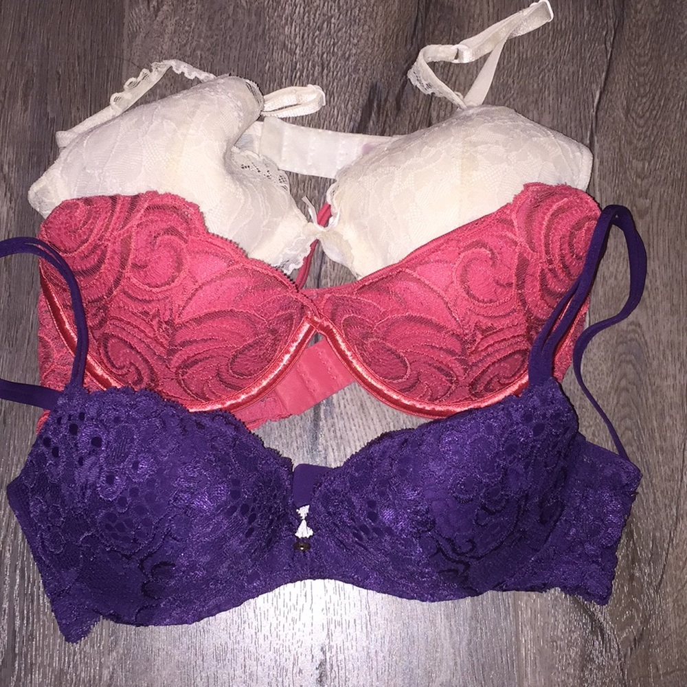 Victoria Secrets Lace Push Up Bras